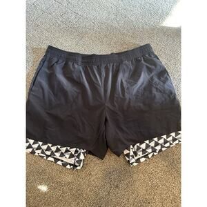 Chubbies Final‎ Laps Mens Shorts Size XL With Liner Color Black